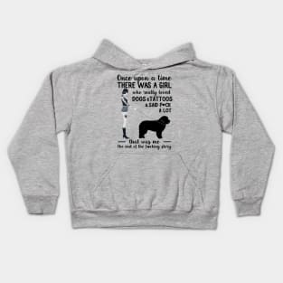 Dogs And Tattoos Kids Hoodie